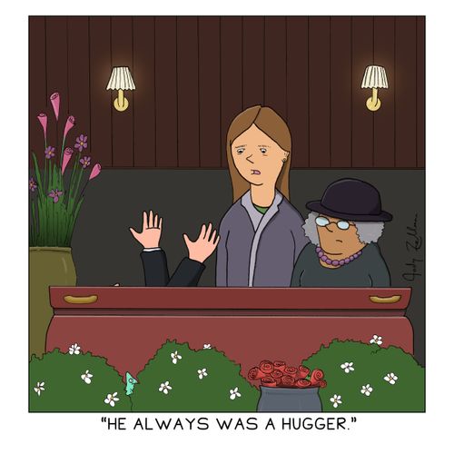 "He always was a hugger."