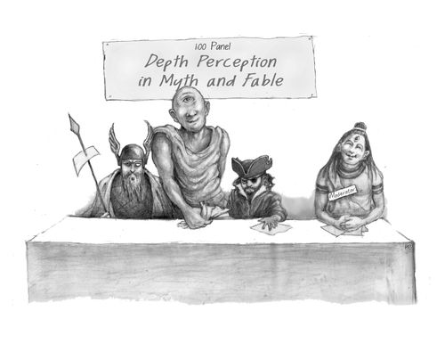 Depth Perception in Myth and Fable