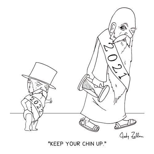 "Keep your chin up."