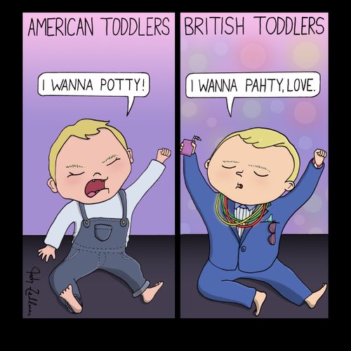 American Toddlers vs British Toddlers