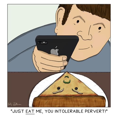"Just eat me, you intolerable pervert!"