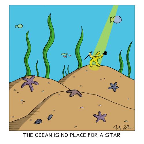 The ocean is no place for a star.