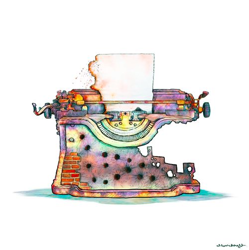 Gun Typewriter