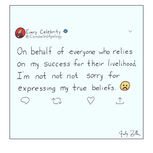 Every Celebrity @CompelledApology