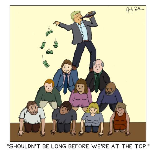 "Shouldn't be long before we're at the top."