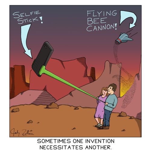 Sometimes one invention necessitates another.