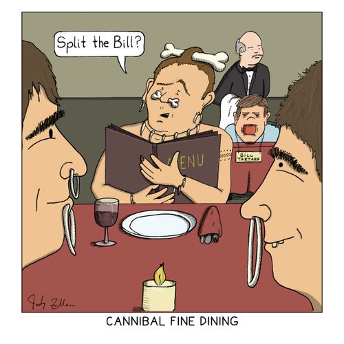 Cannibal fine dining.