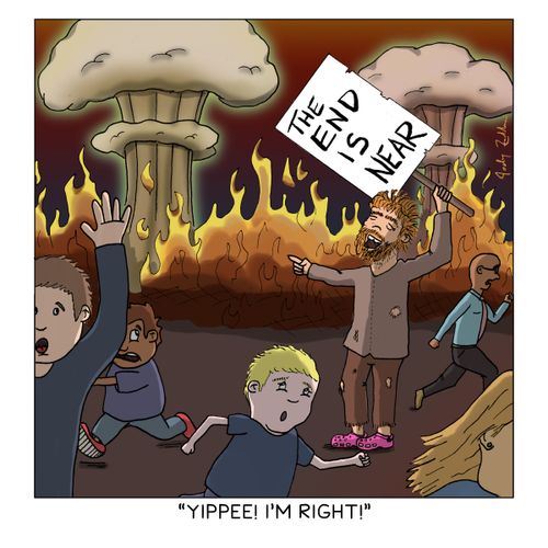"Yippee! I'm right!"