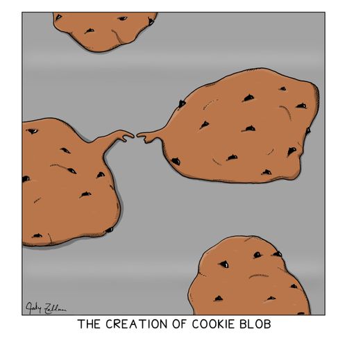 The creation of cookie blob.