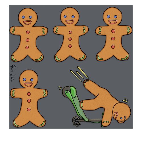 Gingerbread Scooter