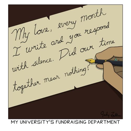 My University's Fundraising Department