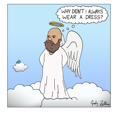 "Why didn't I always wear a dress?"