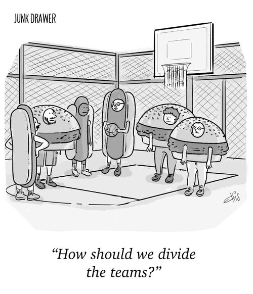 "How should we divide the teams?"