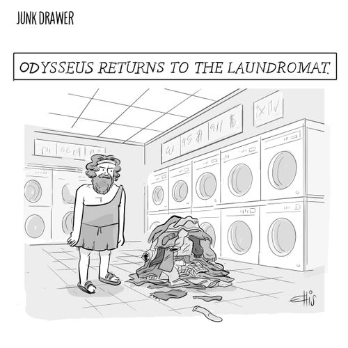 Odysseus returns to the Laundromat