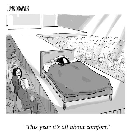 "This year it's all about comfort."