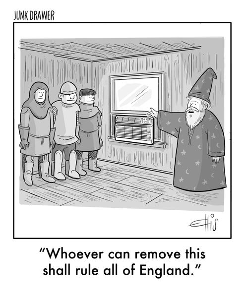 "Whoever can remove this shall rule all of England."