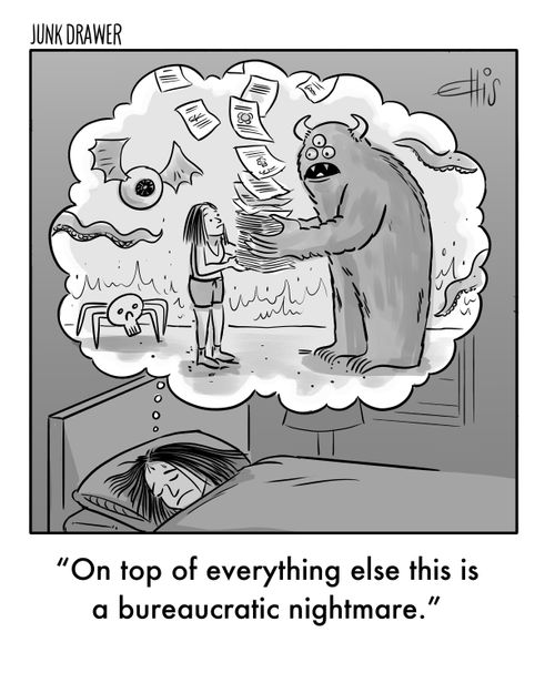 "On top of everything else this is a bureaucratic nightmare."
