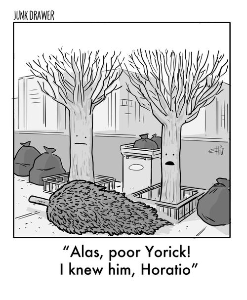  "Alas, poor Yorick! I knew him, Horatio."