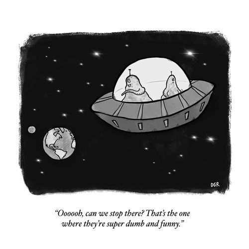 "Oooooh, can we stop there? That's the one where they're super dumb and funny."