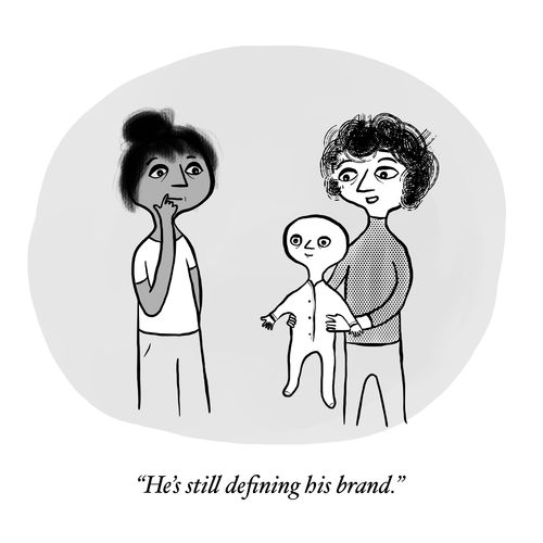 "He's still defining his brand."