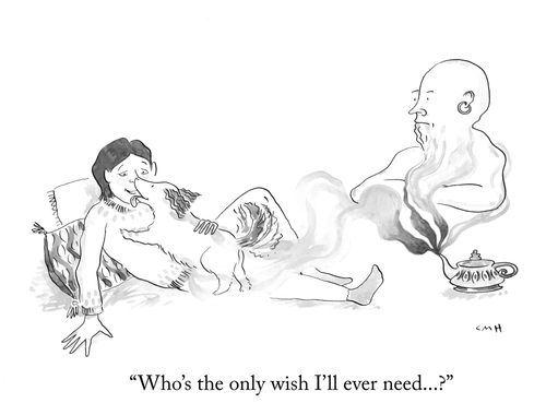 "Who's the only wish I'll ever need..?"