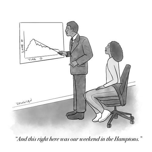 "And this right here was our weekend in the Hamptons."