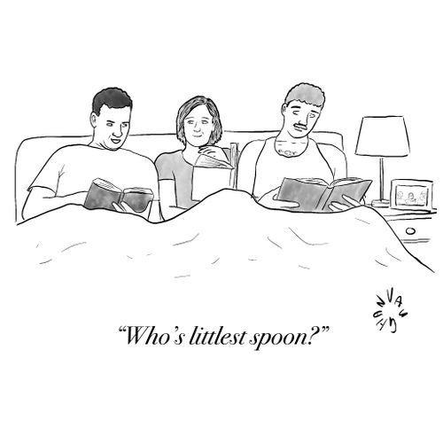 "Who's littlest spoon?"