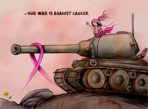 "Our war is against cancer."