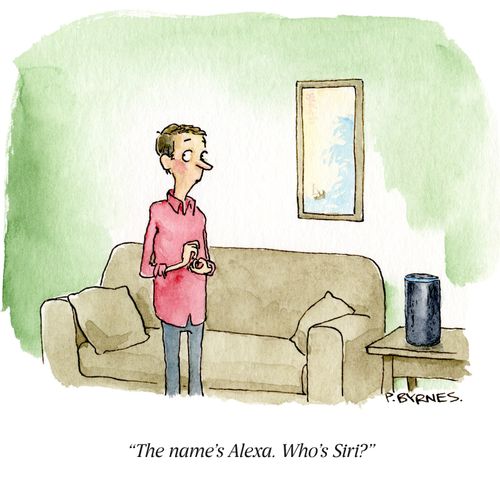 "The name's Alexa, Who's Siri?"