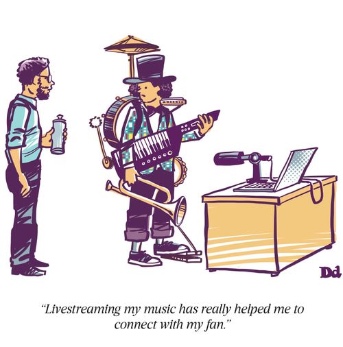 "Livestreaming my music has really helped me to connect with my fan."