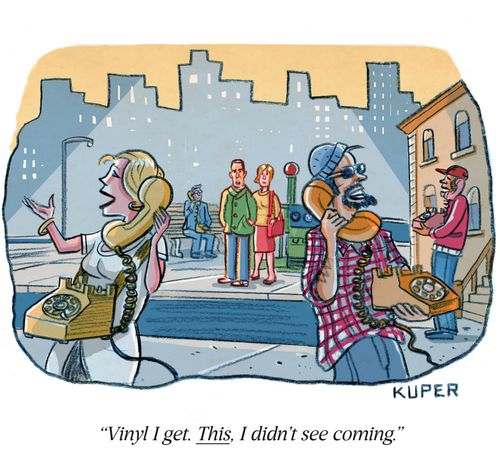 "Vinyl I get. This, I didn't see coming."