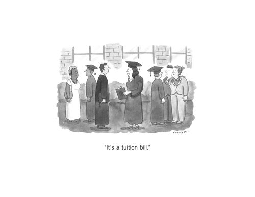 "It's a tuition bill."