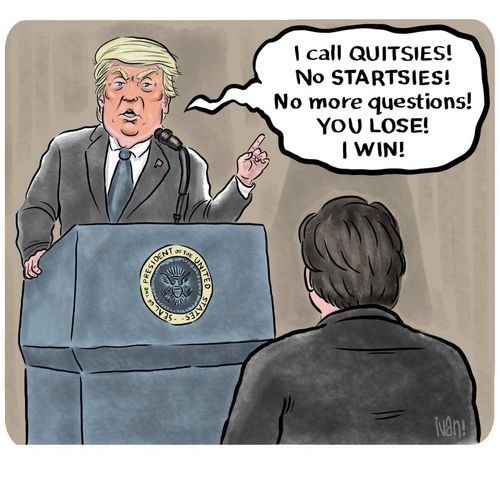 "I call quitsies! No startsies! No more questions! You LOSE! I win!"