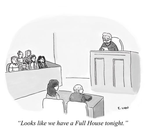 "Looks like we have a full house tonight."