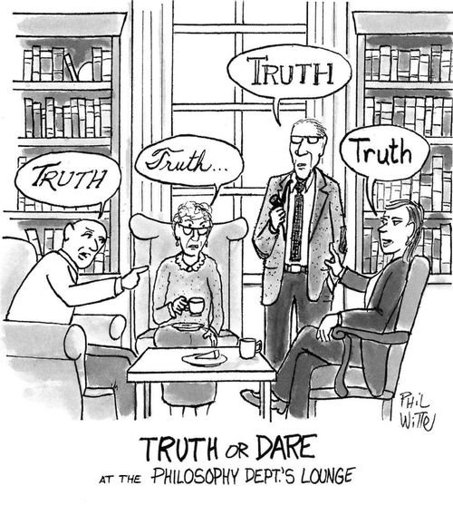 Truth or dare at the philosophy dept.'s lounge