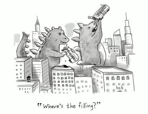 "Where's the filling?"