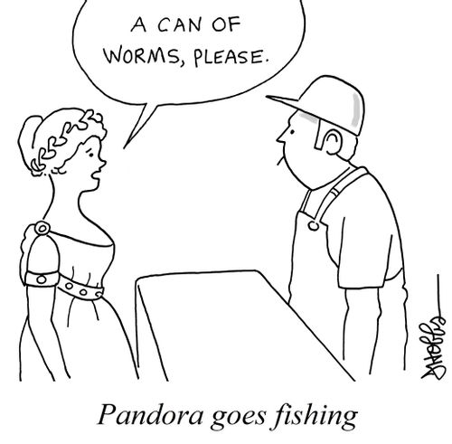 Pandora goes fishing