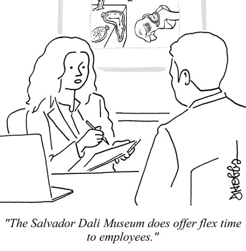 "The Salvador Dali Museum does offer flex time to employees."
