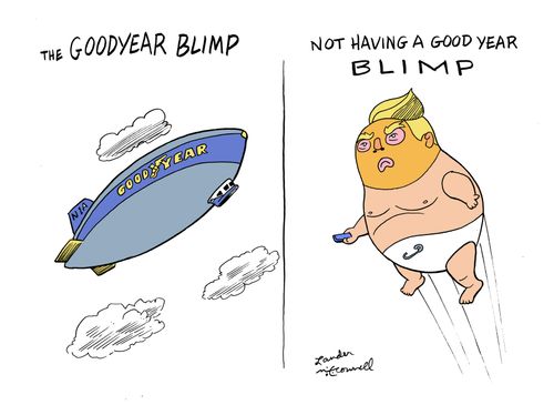 The Goodyear Blimp/Not Having a Good Year Blimp