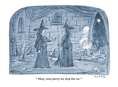 "Okay, next party we skip the ice."