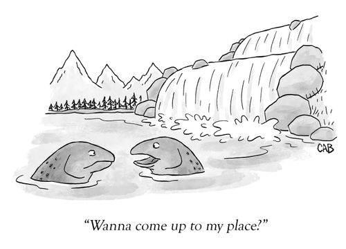 "Wanna come up to my place?"