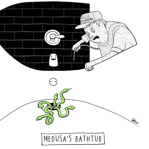 Medusa's bathtub