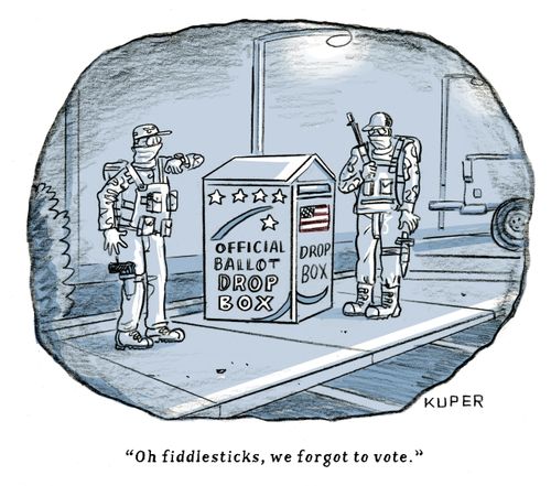 "Oh fiddlesticks, we forgot to vote."