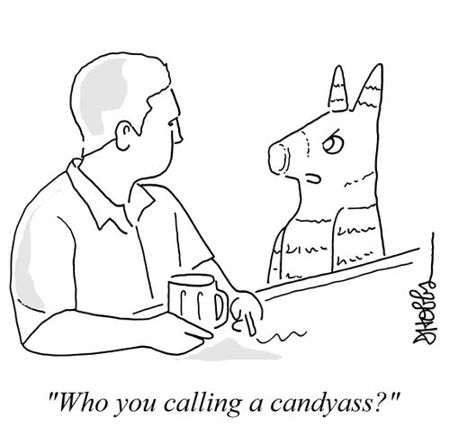 "Who you calling a candyass?"