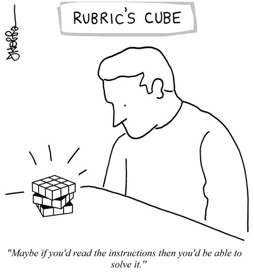 "Maybe if you'd read the instructions then you'd be able to solve it."