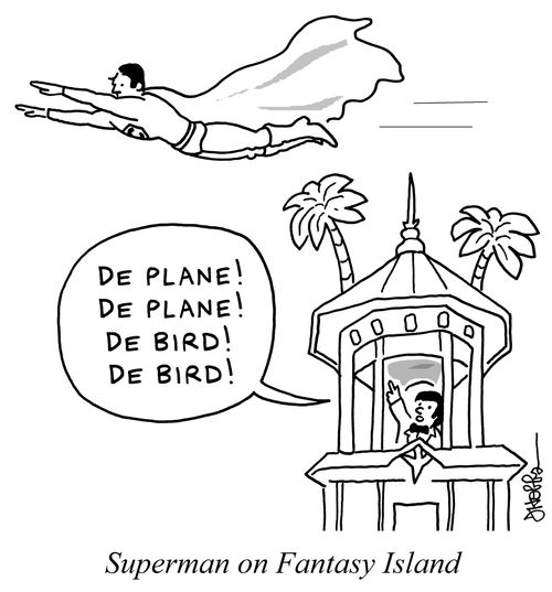 Superman on Fantasy Island