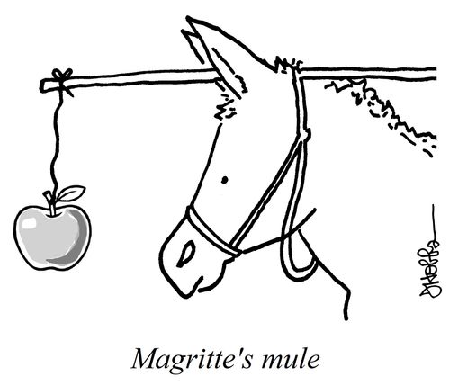 Magritte's mule