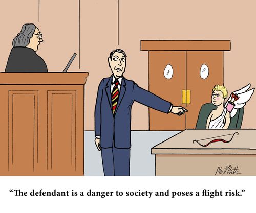 "The defendant is a danger to society and poses a flight risk."
