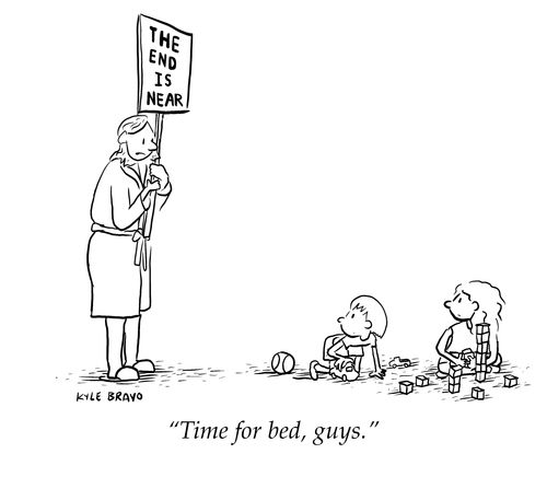 "Time for bed, guys."