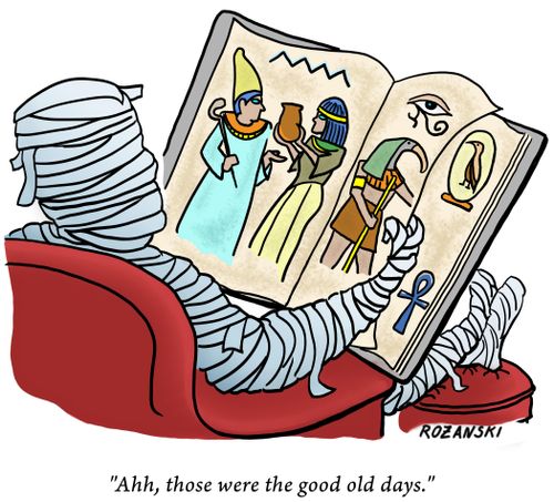 "Ahh, those were the good old days."